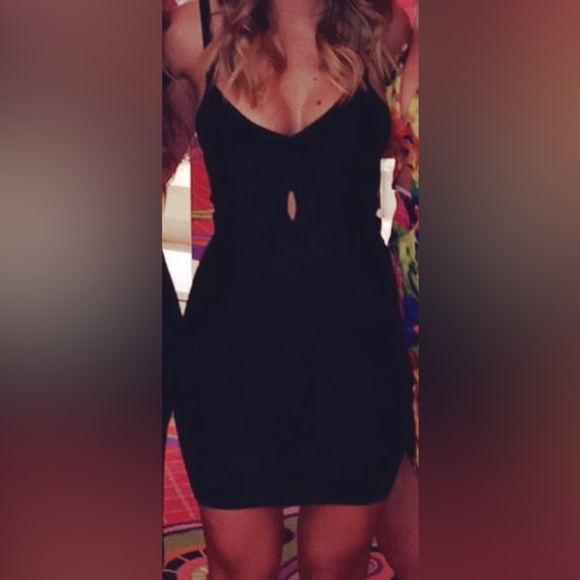 bebe Dresses & Skirts - bebe - Black Bandage Bodycon Little Black Dress - Women’s Size XS